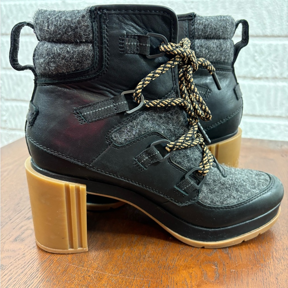 Sorel Blake Lace-Up Leather & Felt Hiking Boots 9 - Picture 3 of 10